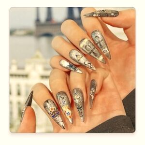 EGYPTIAN POP ART PRESS ON NAILS NWT